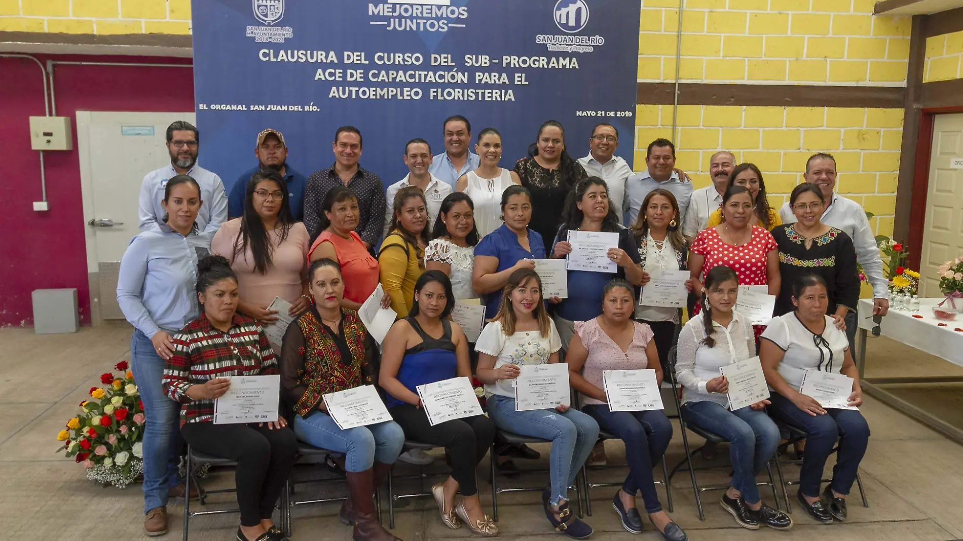 Mujeres de El Organal pondrán en marcha diferentes actividades para detonar a las rosas foto César Ortiz.